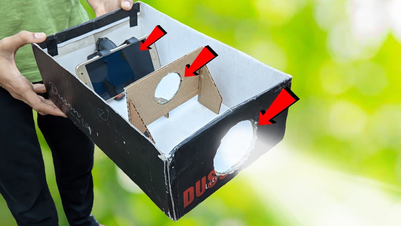 How To Make A Homemade Projector With A Mirror